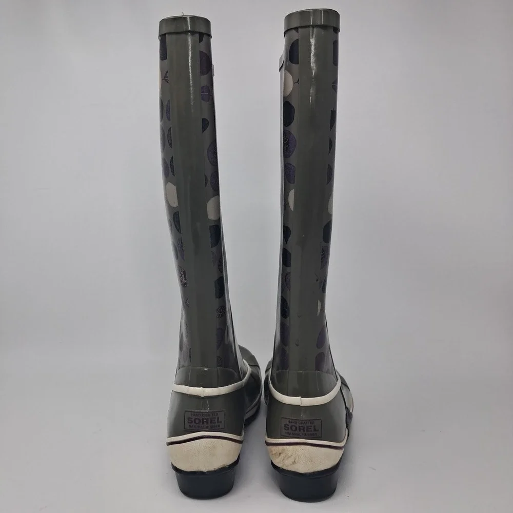 Sorel Sorellington Rain Boots NL1621-255 Rubber Women's size‎ 6